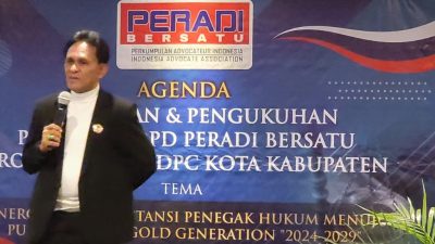 Boy Kanu Ketua Umum Peradi Bersatu
